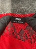 MAX 100% Polyester Solid Red Casual Dress Size UK 10 / US 6 - photo 7