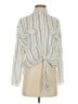 Caruso Stripes Ivory 3/4 Sleeve Blouse Size XS - photo 1