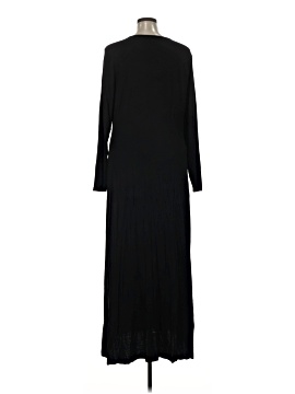 chinese dress ladies H&M Black Cream Zebra Animal Print V Neck Twist Long Sleeve Maxi Dress Size  L main image 0