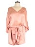 OVERLOVER Metallic Pink Romper Size L - photo 1