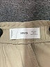 MNG Solid Tan Casual Pants Size L - photo 7