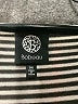 Bobeau Stripes Black Short Sleeve Top Size M - photo 4