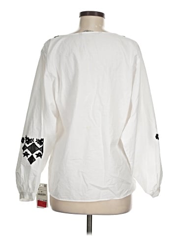 Zara Basic Long Sleeve Blouse (view 2)
