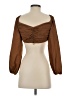 Zara Collection Brown 3/4 Sleeve Blouse Size S - photo 2