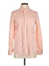 Gap Polka Dots Orange Long Sleeve Button-Down Shirt Size M - photo 1