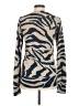 Dina Be Animal Print Tan Cardigan Size M - photo 2