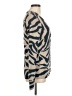 Dina Be Animal Print Tan Cardigan Size M - photo 4