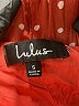 Lulus 100% Polyester Polka Dots Red Casual Pants Size S - photo 3