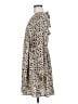 Assorted Brands 100% Polyester Animal Print Ivory Casual Dress Size M (estimated) - photo 5