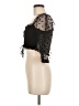 O. Vianca Black 3/4 Sleeve Top Size M - photo 5