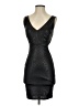 Foreign Exchange Metallic Black Cocktail Dress Size S - photo 1