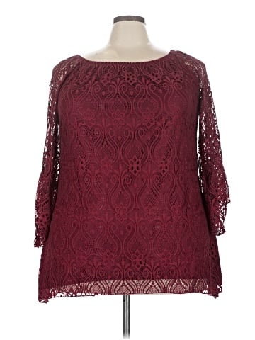 Brittany Black 3/4 Sleeve Blouse (view 1)