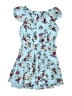 Truly Me 100% Polyester Floral Blue Dress Size 8 - photo 1