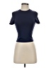 Shein Blue Short Sleeve Turtleneck Size 2 - photo 1