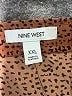 Nine West 100% Polyester Animal Print Brown Casual Skirt Size XXL - photo 4