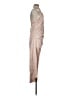 Nookie Metallic Tan Cocktail Dress Size S - photo 4