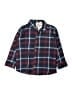 Mish 100% Cotton Plaid Blue Long Sleeve Button-Down Shirt Size 6 - photo 1