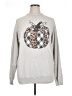 Elie Tahari Animal Print Silver Pullover Sweater Size XL - photo 1