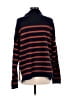 Madewell Stripes Blue Turtleneck Sweater Size M - photo 2