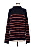 Madewell Stripes Blue Turtleneck Sweater Size M - photo 1