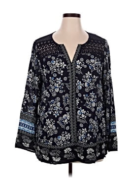 Beach Lunch Lounge Long Sleeve Blouse