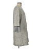 THML 100% Polyester Tweed Gray Casual Dress Size L - photo 4