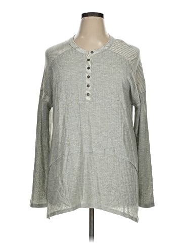 Eyeshadow Long Sleeve Henley (view 1)