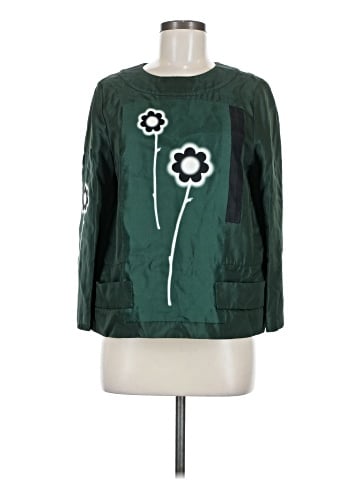 Prada Long Sleeve Silk Top (view 1)