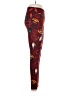 Lularoe Print Burgundy Leggings One size - photo 4