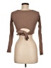 Pink Lily Brown Pullover Sweater Size L - photo 2