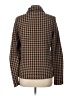 Chaps 100% Cotton Houndstooth Brown Jacket Size L - photo 2