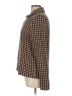 Chaps 100% Cotton Houndstooth Brown Jacket Size L - photo 5