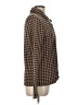 Chaps 100% Cotton Houndstooth Brown Jacket Size L - photo 4