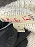 It's Our Time 100% Acrylic Ivory Turtleneck Sweater Size S - photo 7