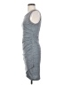 Leith Solid Gray Casual Dress Size S - photo 5