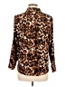 Investments Animal Print Brown Long Sleeve Blouse Size M (petite) - photo 2
