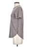 Ann Taylor Gray Short Sleeve Top Size XXS - photo 5