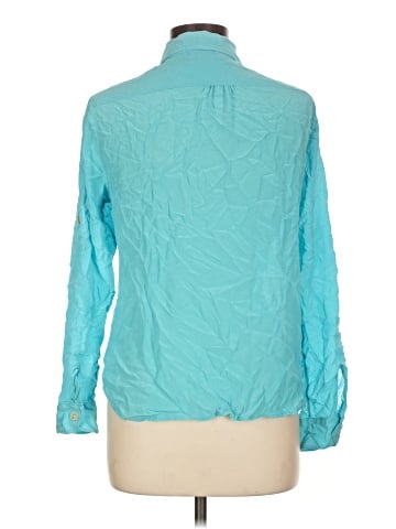 Banana Republic Long Sleeve Silk Top (view 2)