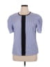 Unbranded 100% Polyester Blue Short Sleeve Blouse Size XL - photo 1