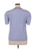 Unbranded 100% Polyester Blue Short Sleeve Blouse Size XL - photo 2