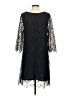 Chico's 100% Polyester Black Cocktail Dress Size XS (000) - photo 2