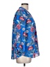Paraphrase 100% Polyester Blue 3/4 Sleeve Blouse Size L - photo 4
