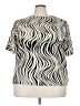 Jordan 100% Polyester Ivory Short Sleeve Top Size 22 - photo 1