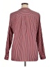CAbi 100% Polyester Stripes Burgundy Long Sleeve Blouse Size XL - photo 2
