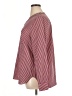 CAbi 100% Polyester Stripes Burgundy Long Sleeve Blouse Size XL - photo 5