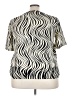 Jordan 100% Polyester Ivory Short Sleeve Top Size 22 - photo 2