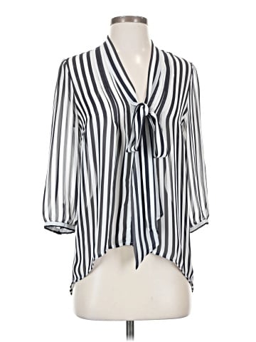 Pins and Needles 3/4 Sleeve Blouse (view 1)