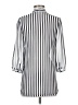 Pins and Needles 100% Polyester Stripes Silver 3/4 Sleeve Blouse Size S - photo 2