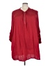 Ellos 100% Polyester Red 3/4 Sleeve Blouse Size 3X - photo 1