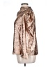 Future Collective 100% Polyester Metallic Gold 3/4 Sleeve Blouse Size XL - photo 5